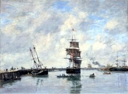 Trouville, Piers, Flut