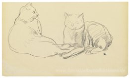 Zwei Katzen