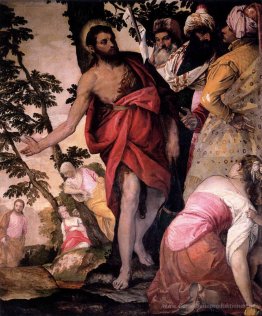 Johannes der Täufer predigt