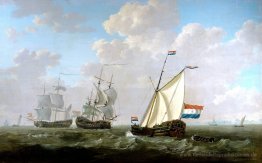 Die Yacht des VOC Kammer Rotterdam 1790