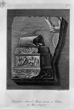 Alte Marmorrelief im Museo Borgia bestehenden Velletri (inkl F P