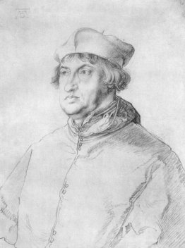 Porträt von Kardinal Albrecht von Brandenburg