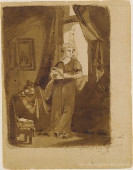 Frau am Fenster (von Sketchbook)