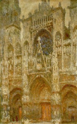Rouen-Kathedrale, Das Tor, Graues Wetter