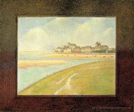Ansicht von Le Crotoy, von Upstream