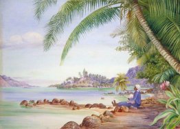 Blick auf Round Island und ein Teil der St.-Anna-aus der Quarant