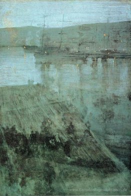 Nocturne in Blau und Gold Valparaiso Bay