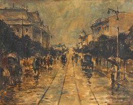 Elisabeth Avenue Nach Regen