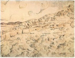 Gebirgslandschaft über die Wände gesehen