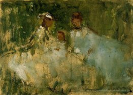 Frauen und kleine Mädchen in einer natürlichen Umgebung
