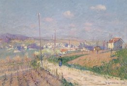 Dorf im Frühling