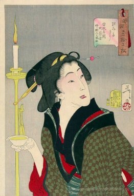 Auf der Suche Durst - das Aussehen einer Stadt Geisha, ein Bargi