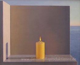 Stillleben mit Kerze