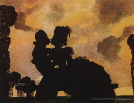 Der Kuss (Silhouette)