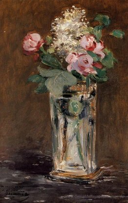 Blumen in einer Glasvase