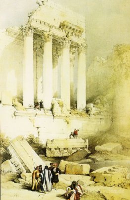Baalbek. Bleibt der westlichen Portico des Tempels von Jupiter