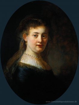 Fehlschlag einer jungen Frau (wahrscheinlich Saskia van Uylenbur