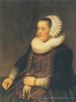 Portrait einer sitzenden Frau
