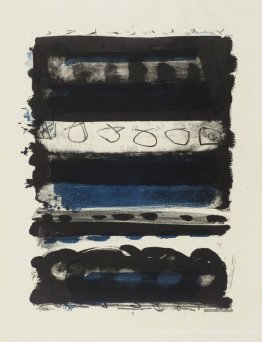 Schwarze und blaue Streifen