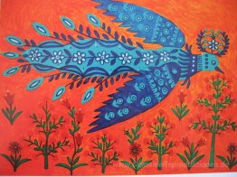Sun-Vogel, Roggen und Weizen