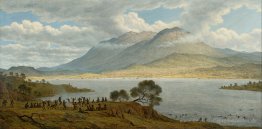 Mount Wellington und Hobart Town von Kangaroo Point