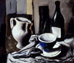 Stilleben mit blauen Cup
