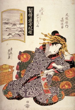 Die Kurtisane von Kaoru Owariya abgestimmt mit Okitsu