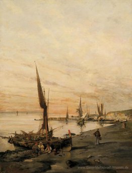 Sonnenuntergang über der Bucht