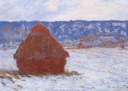 Grainstack Bedeckt Wetter, Schnee-Effekt