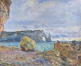 Etretat, dem Strand und der Porte d'Aval