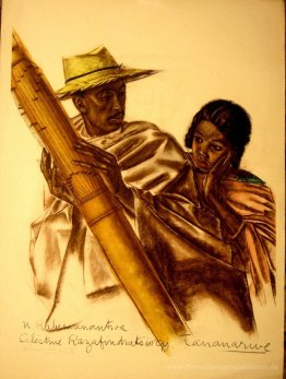 Dessins Et Peintures d'Afrique führt Au Cours De L'expédition Ci