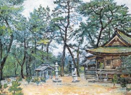 Tor des Tempels in Japan