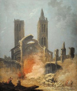 Démolition de l'Eglise Saint-Jean-en-Grève - Musée Carnavalet