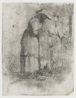 Bettler Mann und Frau
