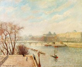 Der Louvre, Winter Sonnenlicht, Morgen, 2. Version