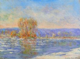Schwimmende Eis in der Nähe von Bennecourt