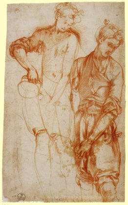 Study of a Girl Gießen aus einem Krug