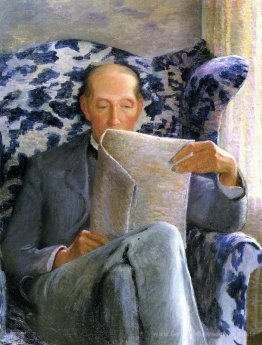 Thomas Sergeant Perry Lesen einer Zeitung