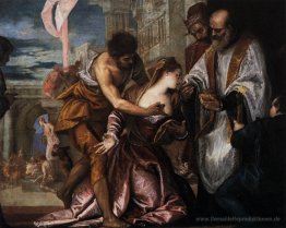 Das Martyrium und letzte Kommunion der Heiligen Lucia