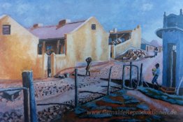 Gelbe Häuser, eine Straße in Sophiatown
