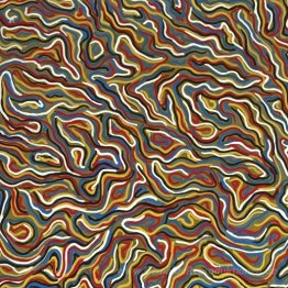 Squiggly Brushstrokes (Olive)