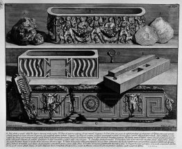 Die römische Altertümer, t. 2, Tafel XLV. Bruchstücke der Grabka