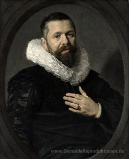 Porträt eines bärtigen Mannes mit einem Ruff