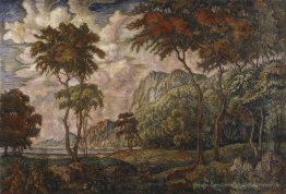 Landschaft mit Bäumen