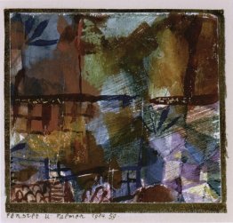 Fenster und Palmen