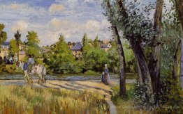 Landschaft, helles Sonnenlicht, Pontoise