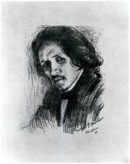 Portrait der russischen Malers Filipp Andreevich Maljawin