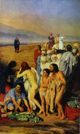 Die Erscheinung Christi zu den Menschen (Detail)