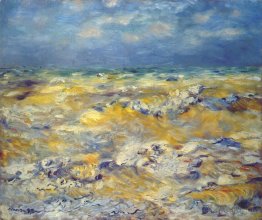 Seascape in der Nähe berneval