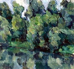 Bäume in der Nähe des Sees